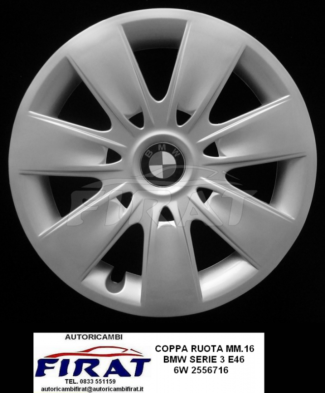 COPPA RUOTA BMW SERIE 3 E45 MM.16 (6602/6)